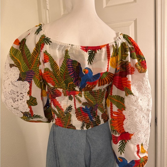 Colorful Floral Women's Top - Picture 11 of 14